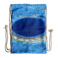 Great Blue Hole 2 Drawstring Bag (large)