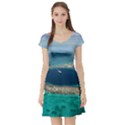 GREAT BLUE HOLE 1 Short Sleeve Skater Dresses View1