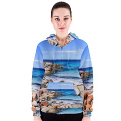 Bay Of Fires Women s Zipper Hoodies by trendistuff