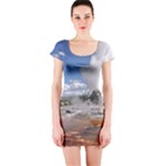 YELLOWSTONE CASTLE Short Sleeve Bodycon Dresses