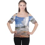 YELLOWSTONE CASTLE Women s Cutout Shoulder Tee