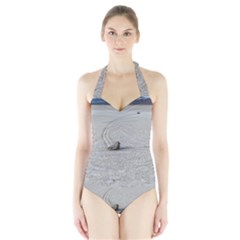 Sailing Stones Women s Halter One Piece Swimsuit by trendistuff