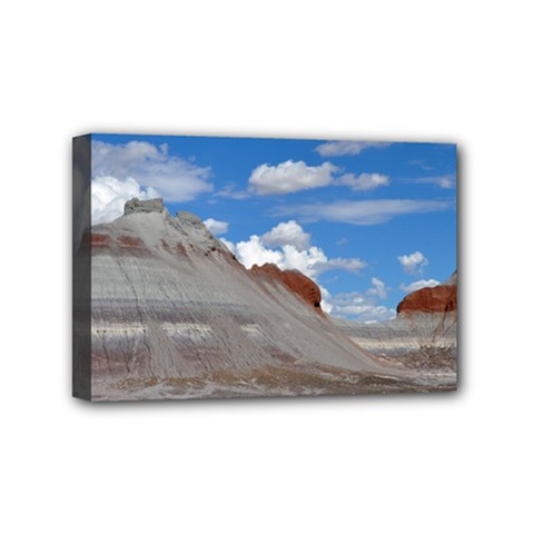 Petrified Forrest Tepees Mini Canvas 6  X 4  by trendistuff