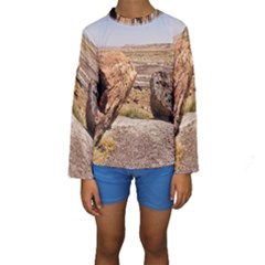 Petrified Desert Kid s Long Sleeve Swimwear