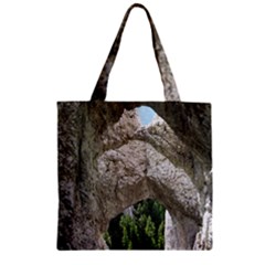 Limestone Formations Zipper Grocery Tote Bags by trendistuff