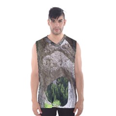 Limestone Formations Men s Basketball Tank Top by trendistuff