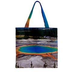 Grand Prismatic Zipper Grocery Tote Bags