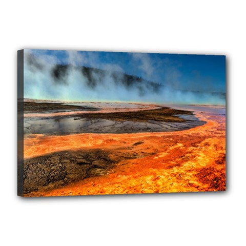 Fire River Canvas 18  X 12 