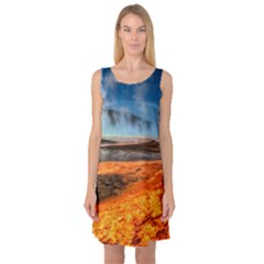 Fire River Sleeveless Satin Nightdresses