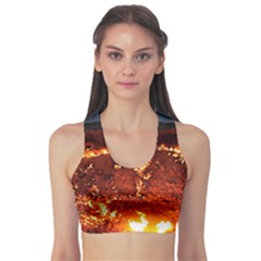 Door To Hell Sports Bra by trendistuff