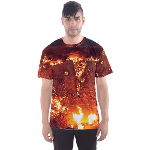 Door To Hell Men s Sport Mesh Tees by trendistuff