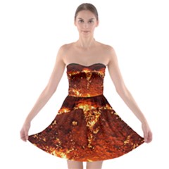 Door To Hell Strapless Bra Top Dress