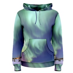 Aurora Borealis Women s Pullover Hoodies