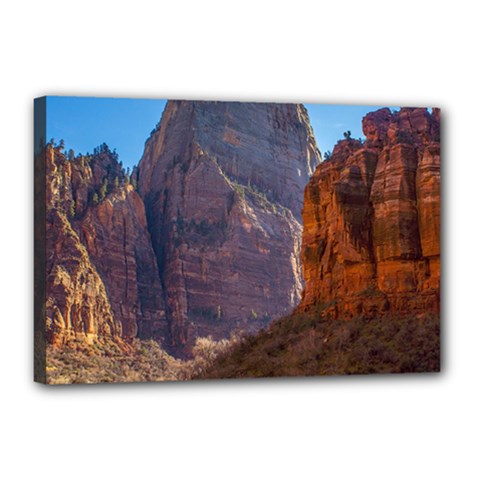 Zion National Park Canvas 18  X 12  by trendistuff