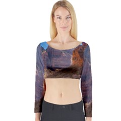 Zion National Park Long Sleeve Crop Top