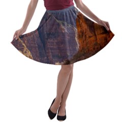 Zion National Park A-line Skater Skirt