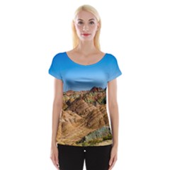 Zhangye Danxia Women s Cap Sleeve Top