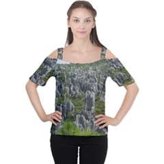 Stone Forest 1 Women s Cutout Shoulder Tee