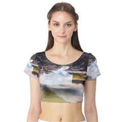 Mount Roraima 1 Short Sleeve Crop Top