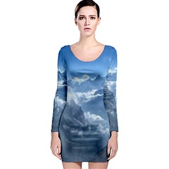 KANGCHENJUNGA Long Sleeve Bodycon Dresses