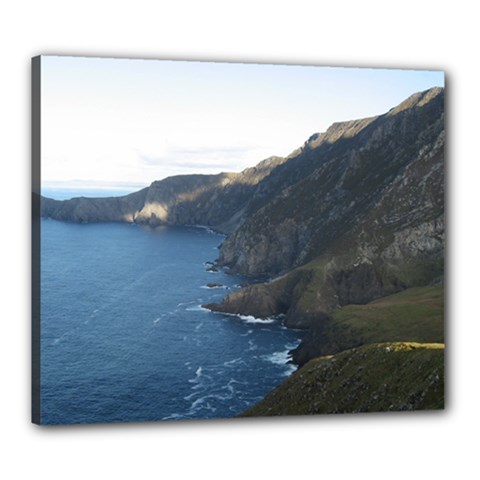 Croaghaun Cliffs Canvas 24  X 20 