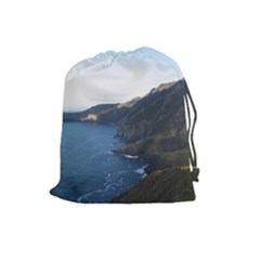 Croaghaun Cliffs Drawstring Pouches (large)  by trendistuff