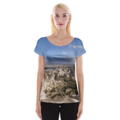 Cappadocia 3 Women s Cap Sleeve Top by trendistuff