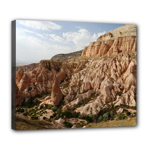 Cappadocia 2 Deluxe Canvas 24  X 20   by trendistuff