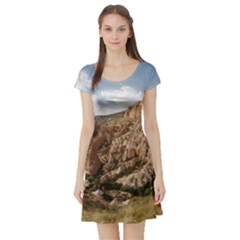 Cappadocia 2 Short Sleeve Skater Dresses by trendistuff