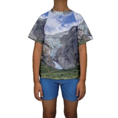 Briksdalsbreen Kid s Short Sleeve Swimwear by trendistuff