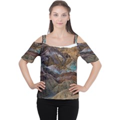 Artists Palette 2 Women s Cutout Shoulder Tee