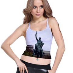 Washington Statue Spaghetti Strap Bra Tops