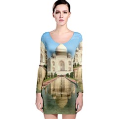 Taj Mahal Long Sleeve Bodycon Dresses