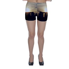 Sunset Stonehenge Skinny Shorts