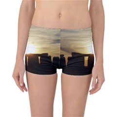 Sunset Stonehenge Reversible Boyleg Bikini Bottoms