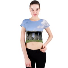 Stonehenge Crew Neck Crop Top