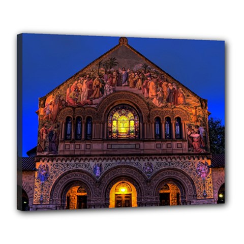 Stanford Chruch Canvas 20  X 16  by trendistuff