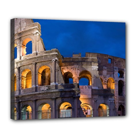 Rome Colosseum 2 Deluxe Canvas 24  X 20   by trendistuff