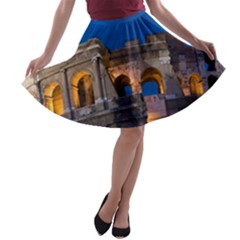 Rome Colosseum 2 A-line Skater Skirt by trendistuff