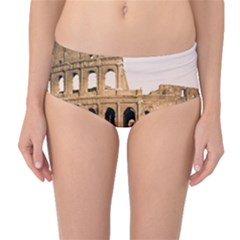 Rome Colosseum Mid-waist Bikini Bottoms