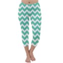 Chevron Pattern Gifts Capri Winter Leggings  View1