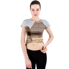 Pyramid Egypt Crew Neck Crop Top