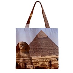 Pyramid Egypt Zipper Grocery Tote Bags