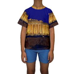 Parthenon 2 Kid s Short Sleeve Swimwear