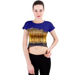 Parthenon 2 Crew Neck Crop Top