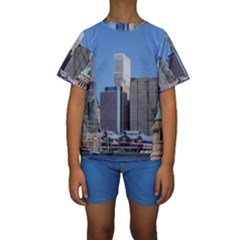 Ny Liberty 2 Kid s Short Sleeve Swimwear