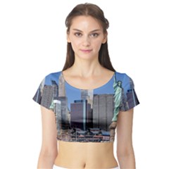 Ny Liberty 2 Short Sleeve Crop Top