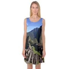 MACHU PICCHU Sleeveless Satin Nightdresses