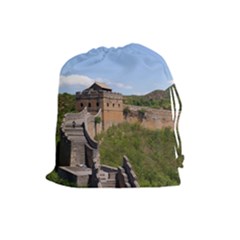 GREAT WALL OF CHINA 3 Drawstring Pouches (Large) 