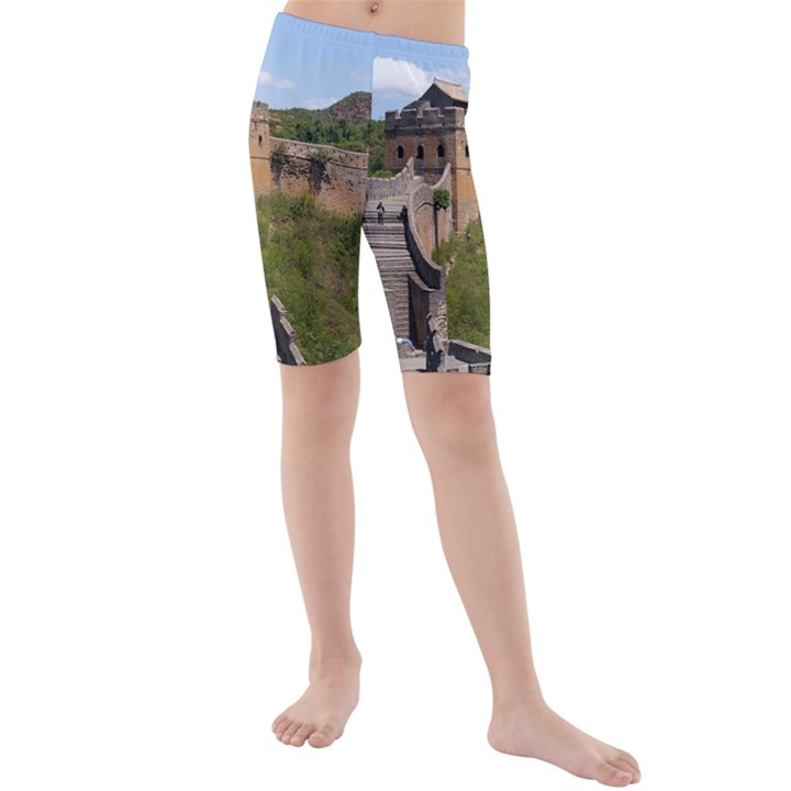 GREAT WALL OF CHINA 3 Kid s Mid Length Swim Shorts